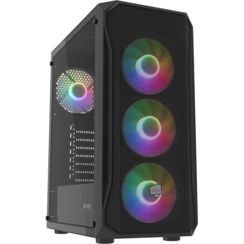 Carcasa Fury Shobo SH4F RGB Midi Tower Black