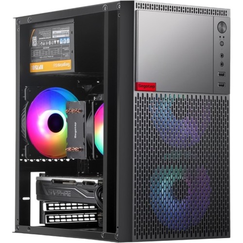 Carcasa Segotep KNIGHT-W3 Black + Sursa 500W