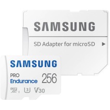 Card memorie Samsung Micro SDXC PRO Endurance (2022) UHS-1 Clasa 10 256GB + Adaptor SD