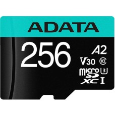 Card memorie ADATA Micro SDXC Premier Pro Clasa 10 UHS-I 256GB + Adaptor