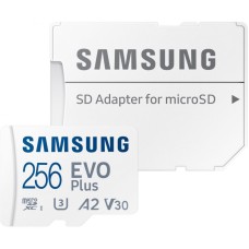 Card memorie Samsung Micro SDXC EVO Plus UHS-I U3 Clasa 10 256GB + Adaptor