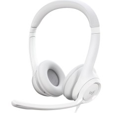 Casti Logitech On-Ear, H390 Stereo White