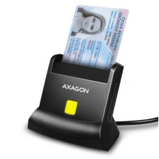 Cititor carduri AXAGON Cititor electronic carti de identitate CRE-SM2, USB 2.0