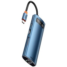 Baseus Docking Station WKWG000103, USB Tip C, 8-in-1, 100W, redare 4K, Gigabit LAN