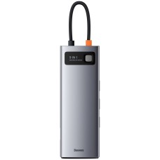 Baseus Docking Station CAHUB-CU0G, USB Tip C, 9-in-1, 100W, redare 4K, Gigabit LAN