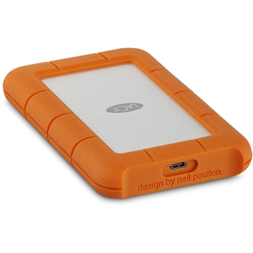 Hard disk extern LaCie Rugged 4TB 2.5 inch USB C Orange