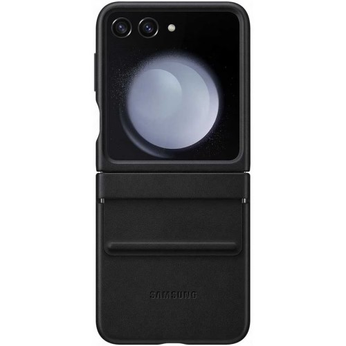 Samsung Protectie de tip Flap Eco-Leather Black pentru Galaxy Z Flip 5