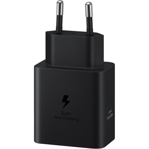 Incarcator retea Samsung Power Adapter, negru, 1x USB-C, Fast Charge 45W + cablu USB-C