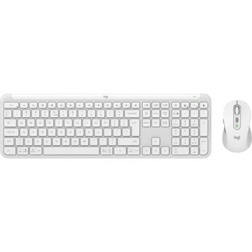 Kit periferice Logitech MK950 Signature Slim Combo, Wireless, White