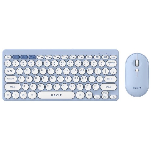 Kit periferice Havit KB279GCM Wireless Blue