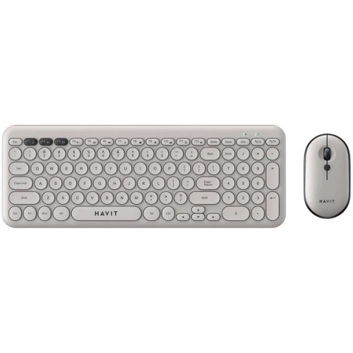 Kit periferice Havit KB254GCM Wireless Grey