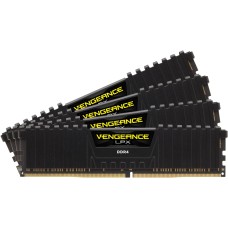 Memorie Corsair Vengeance LPX Black 16GB DDR4 2666MHz CL16 Quad Channel Kit