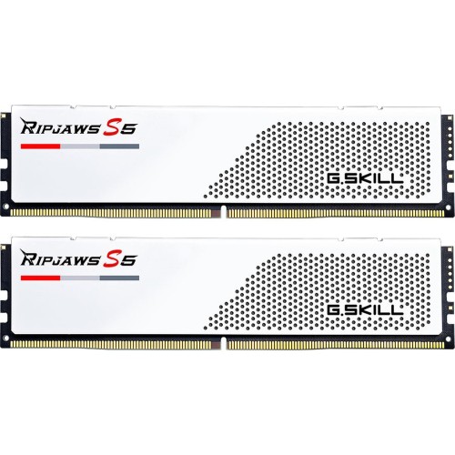Memorie G.Skill Ripjaws S5 White 64GB DDR5 6000MHz CL30 Dual Channel Kit