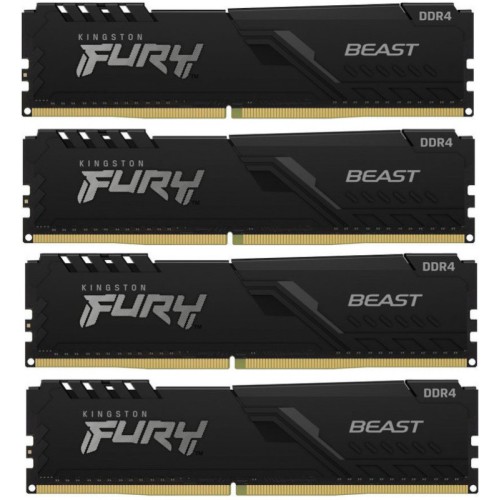 Memorie Kingston FURY Beast 128GB DDR4 3200MHz CL16 Quad Channel Kit