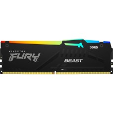 Memorie Kingston FURY Beast RGB 16GB DDR5 6000MHz CL30