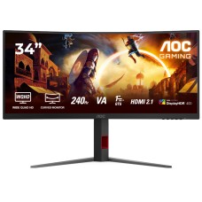 Monitor LED AOC Gaming CU34G4Z Curbat 34 inch UWQHD VA 0.3 ms 240 Hz HDR