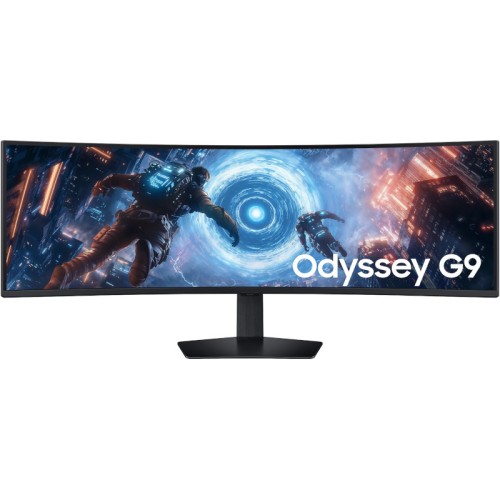 Monitor LED Samsung Gaming Odyssey G9 LS49FG910EUXEN Curbat 49 inch DQHD VA 1 ms 144 Hz HDR FreeSync Premium Pro