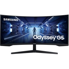Monitor LED Samsung Gaming Odyssey G5 LC34G55TWWPXEN Curbat 34 inch UWQHD VA 1 ms 165 Hz HDR FreeSync Premium