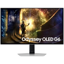 Monitor LED Samsung Gaming Odyssey G6 G61SD LS27DG610SUXEN 27 inch QHD QD-OLED 0.03 ms 240 Hz HDR FreeSync Premium Pro