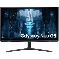 Monitor LED Samsung Gaming Odyssey Neo G8 LS32BG850NPXEN Curbat 31.5 inch UHD VA 1 ms 240 Hz HDR FreeSync Premium Pro