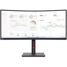 Monitor LED Lenovo ThinkVision T34w-30 Curbat 34 inch UWQHD VA 4 ms 60 Hz USB-C