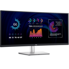 Monitor LED DELL P3424WE Curbat 34 inch UWQHD IPS 5 ms 60 Hz KVM USB-C