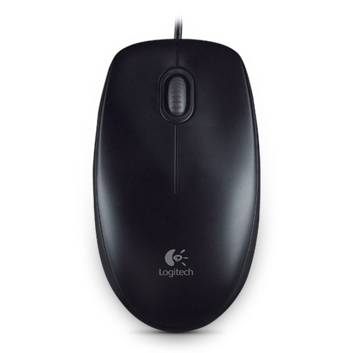 Mouse Logitech B100, Optical, Black