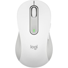 Mouse Logitech Signature M650 L Left, Wireless/Bluetooth, Off-White