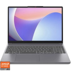 Laptop Lenovo 15.3'' IdeaPad Slim 3 15AHP10, WUXGA IPS, Procesor AMD Ryzen™ 7 8840HS (16M Cache, up to 5.10 GHz), 16GB DDR5, 512GB SSD, AMD Radeon 780M, No OS, Luna Grey