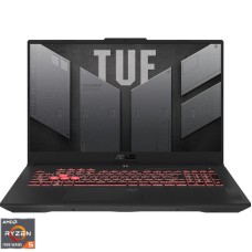 Laptop ASUS Gaming 17.3'' TUF A17 FA707NU, FHD 144Hz, Procesor AMD Ryzen™ 5 7535HS (16M Cache, up to 4.55 GHz), 16GB DDR5, 512GB SSD, GeForce RTX 4050 6GB, No OS, Mecha Gray