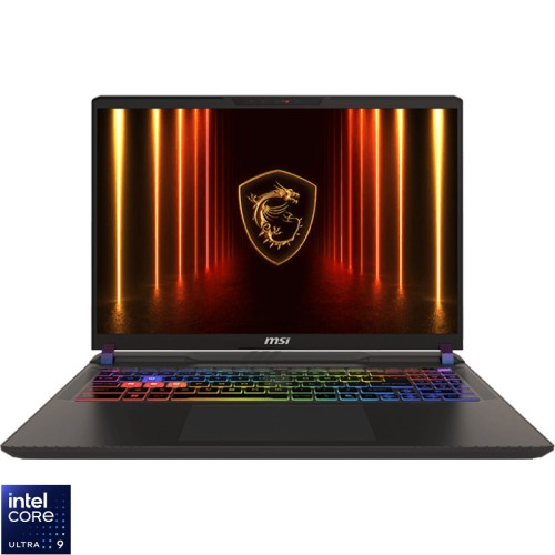 Laptop MSI Gaming 16'' Vector 16 HX AI A2XWHG, QHD+ 240Hz, Procesor Intel® Core™ Ultra 9 275HX (36M Cache, up to 5.40 GHz), 32GB DDR5, 1TB SSD, GeForce RTX 5070 Ti 12GB, Win 11 Home, Cosmos Gray