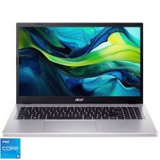 Laptop Acer 15.6'' Aspire Go 15 AG15-71P, FHD IPS, Procesor Intel® Core™ i5-13420H (12M Cache, up to 4.60 GHz), 16GB DDR5, 1TB SSD, Intel UHD, No OS, Pure Silver