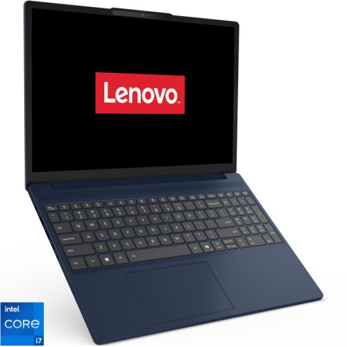 Laptop Lenovo 15.3'' IdeaPad Slim 3 15IRH10, WUXGA IPS, Procesor Intel® Core™ i7-13620H (24M Cache, up to 4.90 GHz), 16GB DDR5, 1TB SSD, Intel UHD, No OS, Cosmic Blue