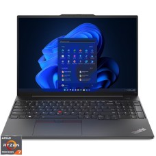 Laptop Lenovo 16'' ThinkPad E16 Gen 1, WUXGA IPS, Procesor AMD Ryzen™ 7 7730U (16M Cache, up to 4.5 GHz), 8GB DDR4, 512GB SSD, Radeon, Win 11 Pro, Graphite Black