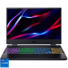 Laptop Acer Gaming 15.6'' Nitro 5 AN515-58, FHD IPS 144Hz, Procesor Intel® Core™ i7-12650H (24M Cache, up to 4.70 GHz), 16GB DDR5, 1TB SSD, GeForce RTX 4050 6GB, No OS, Black
