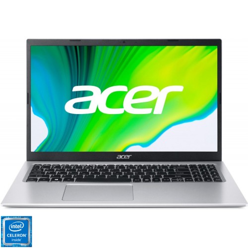 Laptop Acer 15.6'' Aspire 3 A315-35, HD, Procesor Intel® Celeron® N4500 (4M Cache, up to 2.80 GHz), 8GB DDR4, 256GB SSD, Intel UHD, No OS, Pure Silver