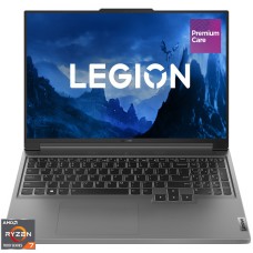 Laptop Lenovo Gaming 16'' Legion Slim 5 16ARP9, WQXGA IPS 165Hz G-Sync, Procesor AMD Ryzen™ 7 7435HS (16M Cache, up to 4.50 GHz), 16GB DDR5, 512GB SSD, GeForce RTX 4060 8GB, No OS, Luna Grey, 3Yr Onsite Premium Care