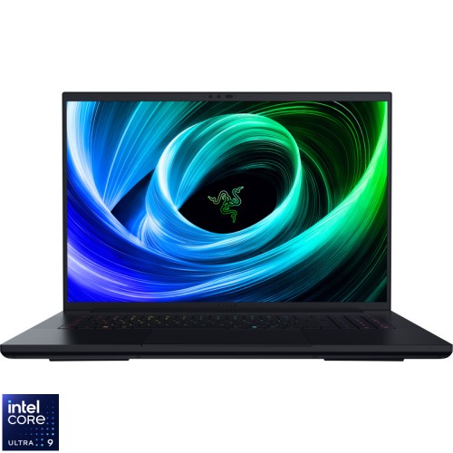 Laptop Razer Gaming 18'' Blade 18, UHD+ 240Hz / FHD 440Hz, Procesor Intel® Core™ Ultra 9 275HX (36M Cache, up to 5.40 GHz), 32GB DDR5, 1TB SSD, GeForce RTX 5080 16GB, Win 11 Home, Black