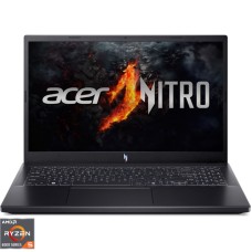 Laptop Acer Gaming 15.6'' Nitro V15 ANV15-41, FHD IPS 165Hz, Procesor AMD Ryzen™ 5 6600H (16M Cache, up to 4.50 GHz), 16GB DDR5, 512GB SSD, GeForce RTX 2050 4GB, No OS, Obsidian Black