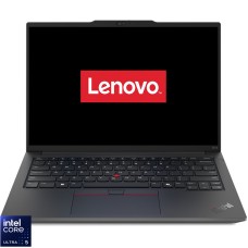 Laptop Lenovo 14'' ThinkPad E14 Gen 6, WUXGA IPS, Procesor Intel® Core™ Ultra 5 125U (12M Cache, up to 4.30 GHz), 16GB DDR5, 512GB SSD, Intel Graphics, No OS, Black