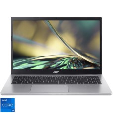 Laptop Acer 15.6'' Aspire 3 A315-59, FHD IPS, Procesor Intel® Core™ i7-1255U (12M Cache, up to 4.70 GHz), 16GB DDR4, 512GB SSD, Intel Iris Xe, No OS, Pure Silver