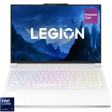 Laptop Lenovo Gaming 16'' Legion 7 16IAX10, WQXGA OLED 240Hz, Procesor Intel® Core™ Ultra 7 255HX (30M Cache, up to 5.20 GHz), 32GB DDR5 CSODIMM, 1TB SSD, GeForce RTX 5060 8GB, No OS, Glacier White, 3Yr Onsite Premium Care