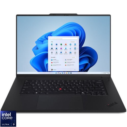 Laptop Lenovo 16'' ThinkPad P1 Gen 7, WQXGA IPS 165Hz, Procesor Intel® Core™ Ultra 9 185H (24M Cache, up to 5.10 GHz), 64GB LPCAMM2 LPDDR5X, 2TB SSD, RTX 3000 Ada 8GB, Win 11 Pro, Black