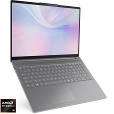 Laptop Lenovo 16'' IdeaPad Slim 5 16AKP10, 2.8K OLED 120Hz, Procesor AMD Ryzen™ AI 5 340 (16M Cache, up to 4.80 GHz), 32GB DDR5, 1TB SSD, AMD Radeon 840M, No OS, Luna Grey