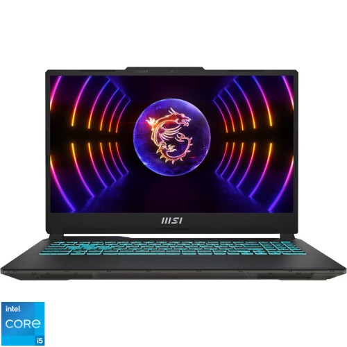 Laptop MSI Gaming 15.6'' Cyborg 15 A13VF, FHD 144Hz, Procesor Intel® Core™ i5-13420H (12M Cache, up to 4.60 GHz), 16GB DDR5, 512GB SSD, GeForce RTX 4060 8GB, Free DOS, Translucent Black