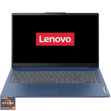 Laptop Lenovo 15.6'' IdeaPad Slim 3 15ABR8, FHD, Procesor AMD Ryzen™ 7 5825U (16M Cache, up to 4.5 GHz), 16GB DDR4, 512GB SSD, AMD Radeon, No OS, Abyss Blue