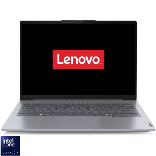 Laptop Lenovo 14'' ThinkBook 14 G7 IML, WUXGA IPS, Procesor Intel® Core™ Ultra 7 155H (24M Cache, up to 4.80 GHz), 16GB DDR5, 512GB SSD, Intel Integrated Graphics, No OS, Arctic Grey