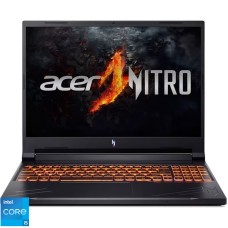 Laptop Acer Gaming 16'' Nitro V16 ANV16-71, WUXGA IPS 165Hz, Procesor Intel® Core™ i5 14450HX (20M Cache, up to 4.80 GHz), 16GB DDR5, 512GB SSD, GeForce RTX 4060 8GB, No OS, Obsidian Black