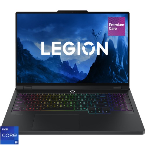 Laptop Lenovo Gaming 16'' Legion Pro 5 16IRX10, WQXGA IPS 240Hz G-Sync, Procesor Intel® Core™ i9 14900HX (36M Cache, up to 5.80 GHz), 32GB DDR5, 1TB SSD, GeForce RTX 5070 8GB, No OS, Eclipse Black, 3Yr Onsite Premium Care