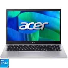 Laptop Acer 15.6'' Extensa 15 EX215-57, FHD IPS, Procesor Intel® Core™ i5-13420H (12M Cache, up to 4.60 GHz), 16GB DDR5, 512GB SSD, Intel UHD, No OS, Pure Silver